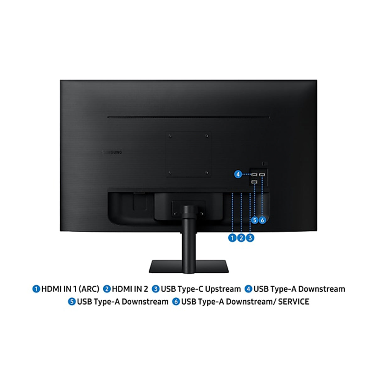 Samsung M7 M70F LS32FM700UEXXP 32" 4K (3840x2160) 60Hz 4ms GTG VA Smart Vision AI Monitor with Tilt Adjustment