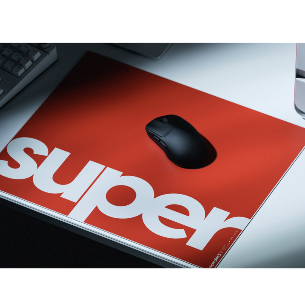 Pulsar Superglide 3 Premium Glass Mousepad (Red)