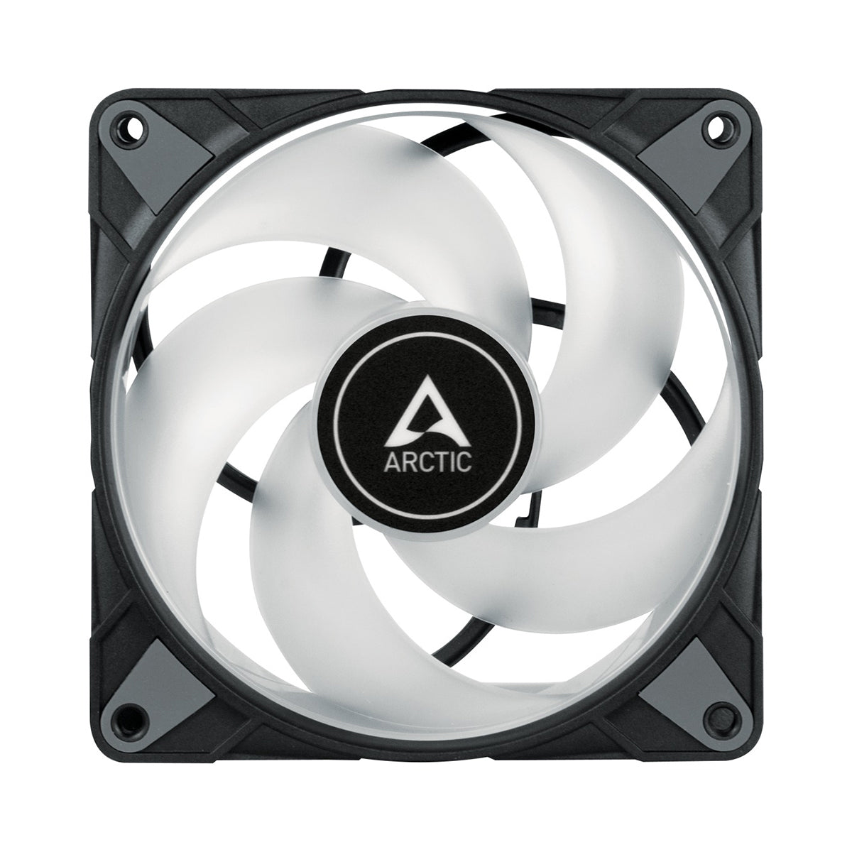 Arctic P12 PWM PST RGB 0dB 120mm PWM 3-Pack Fan without Controller (Black) (ACFAN00230A)
