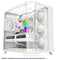 Coolman Zentra Luxe ATX Vision PC Case (Black, White)