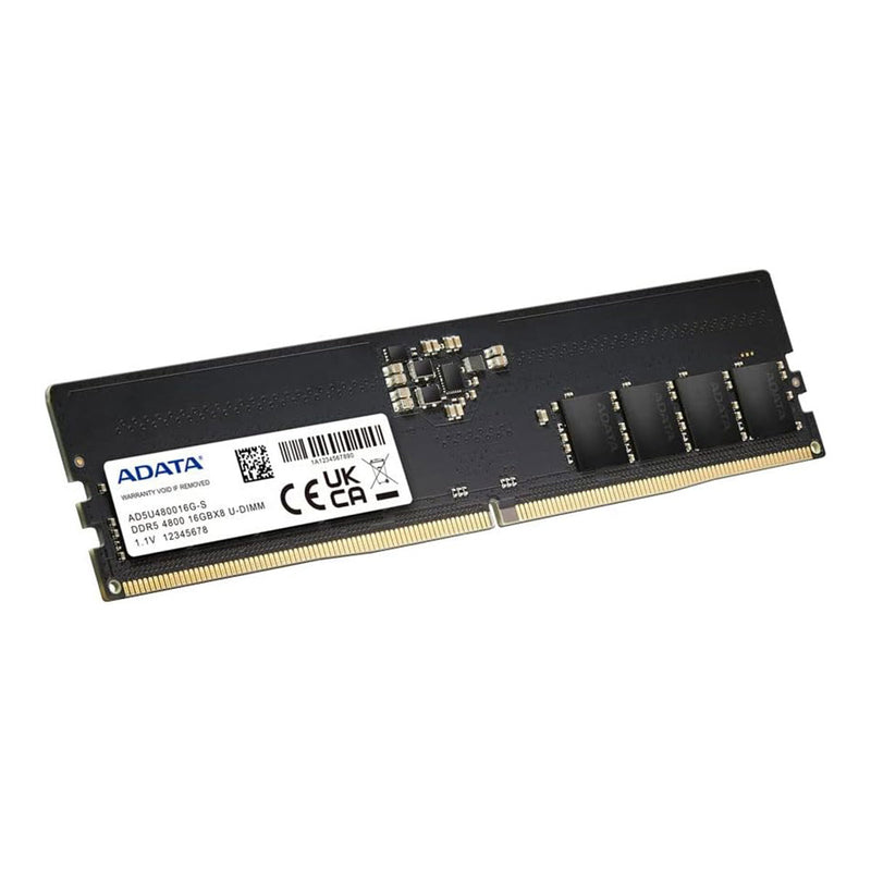 Adata 16GB DDR5 4800MHZ PC5-38400 U-DIMM Memory (AD5U480016G-S)