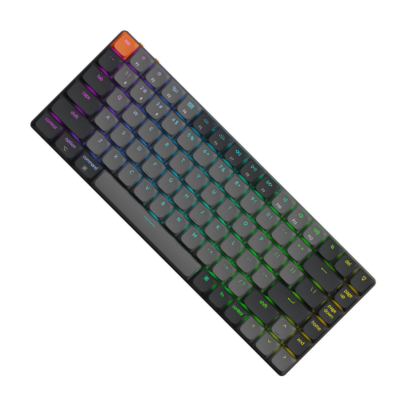Keychron K3 MAX QMK/VIA RGB Backlight Compact Wireless Mechanical Keyboard Version 3 - Black/Grey 