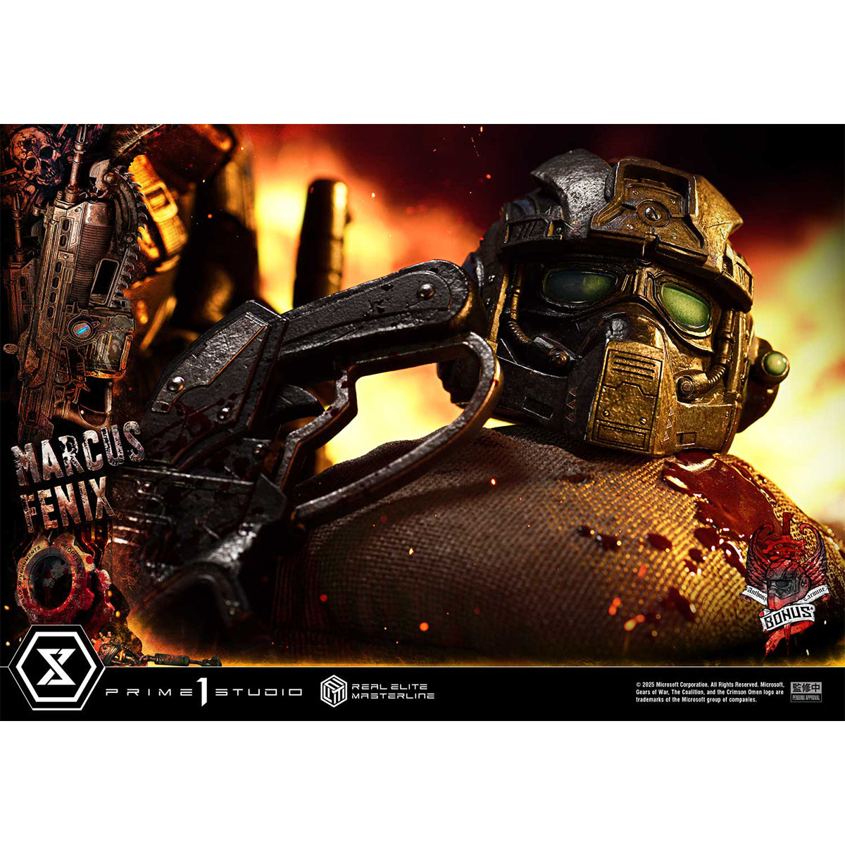 Real Elite Masterline Gears of War: Reloaded Marcus Fenix | DataBlitz
