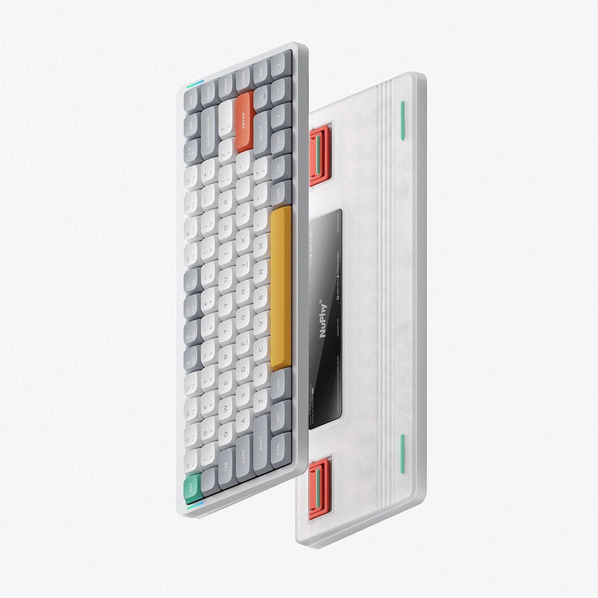 NuPhy Air75 V2 QMK/VIA RGB Hot-Swappable 84-Key Wireless Mechanical Keyboard (Cowberry Switch)