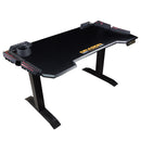 Dragonwar Height Adjustable RGB Light Effect Gaming Desk 3 Fold (GT-007)