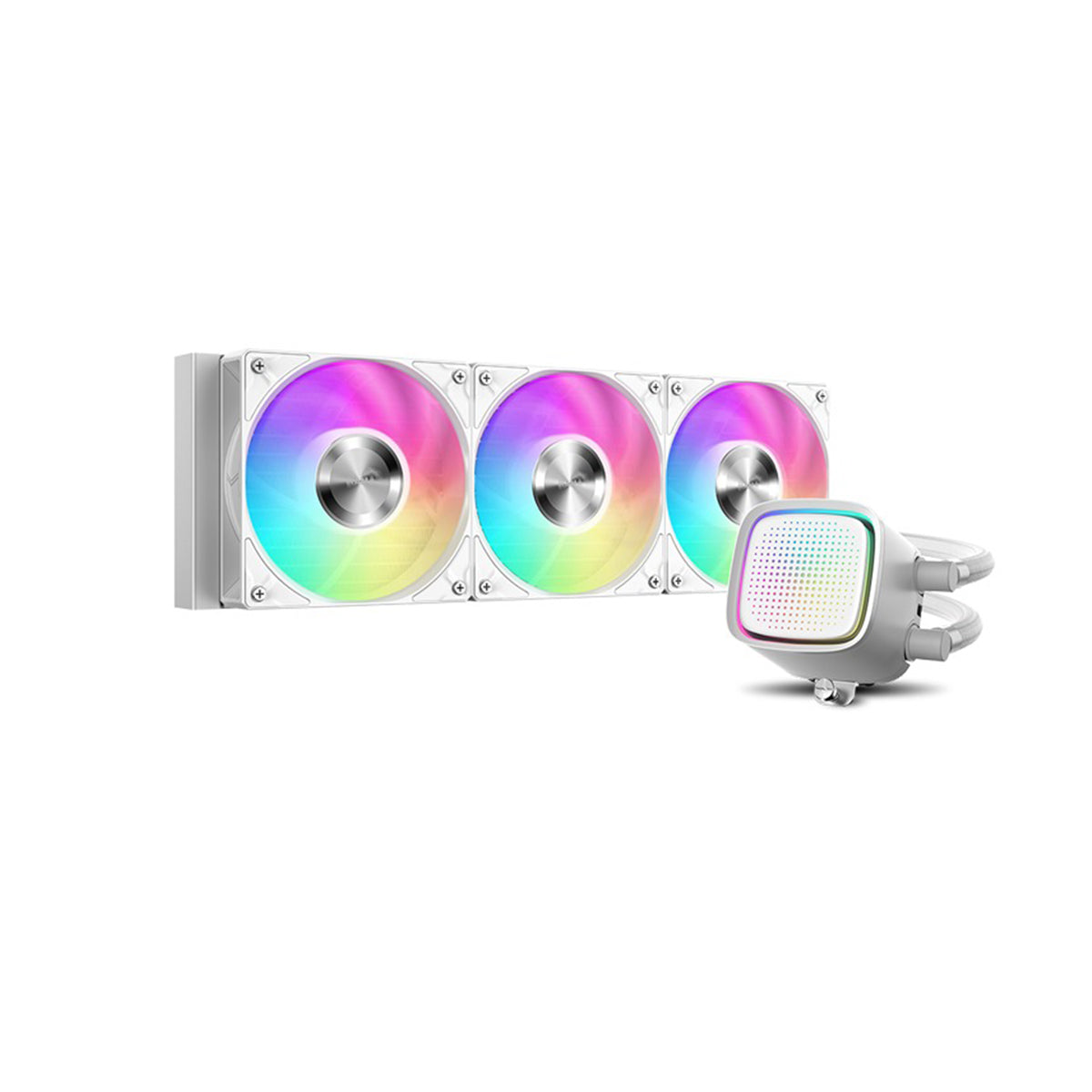 Sama L50 360mm AIO ARGB Liquid CPU Cooler with Dot-Matrix Infinity Mirror Effect | DataBlitz