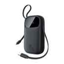 Baseus EnerFill FC31 Qpow 3 Digital Display Power Bank with Built-in USB-C + iP Cable 20000mAh 45W