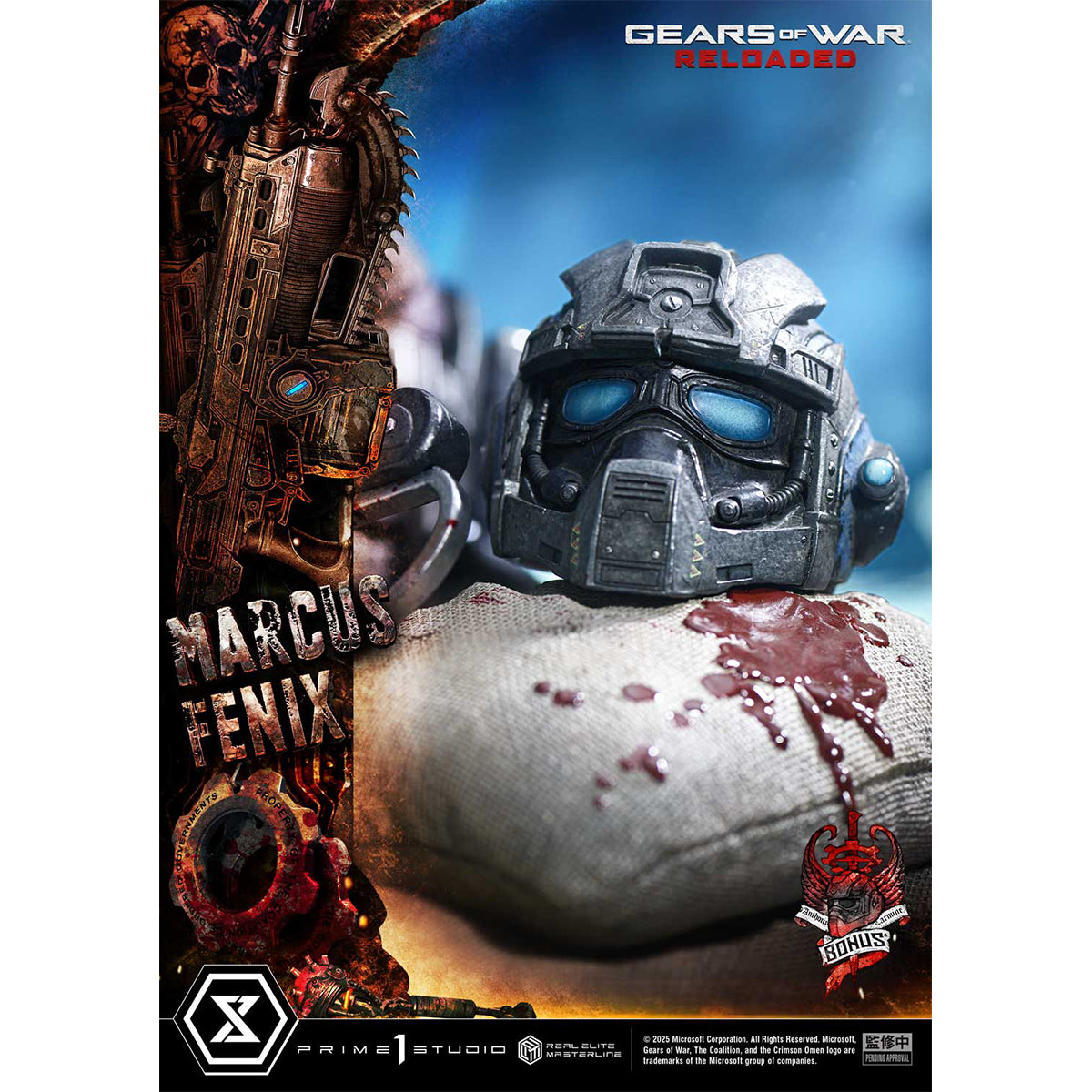 Real Elite Masterline Gears of War: Reloaded Marcus Fenix | DataBlitz