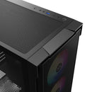 XYZ Airone 300 X MESH ATX PC Case with 6 Pre-Installed 120mm ARGB Fans 