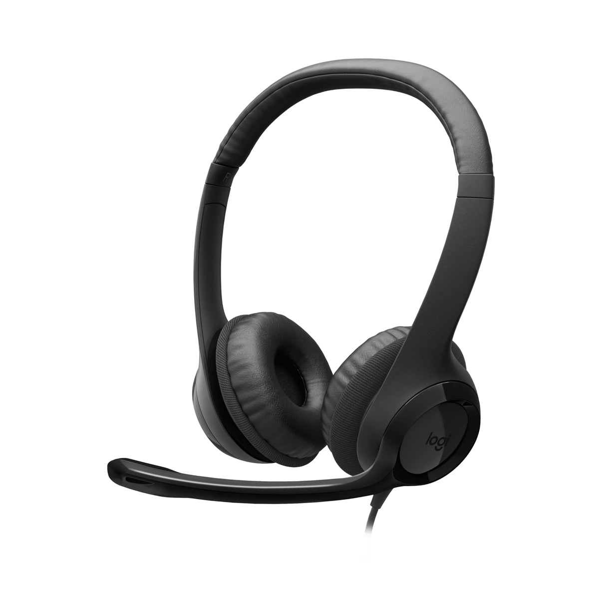 Logitech H390 USB-C Computer Headset (Midnight Black) (981-001577)
