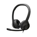 Logitech H390 USB-C Computer Headset (Midnight Black) (981-001577)
