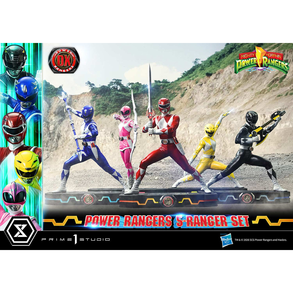 Premium Masterline Mighty Morphin Power Rangers: Power Rangers 5-Ranger Set