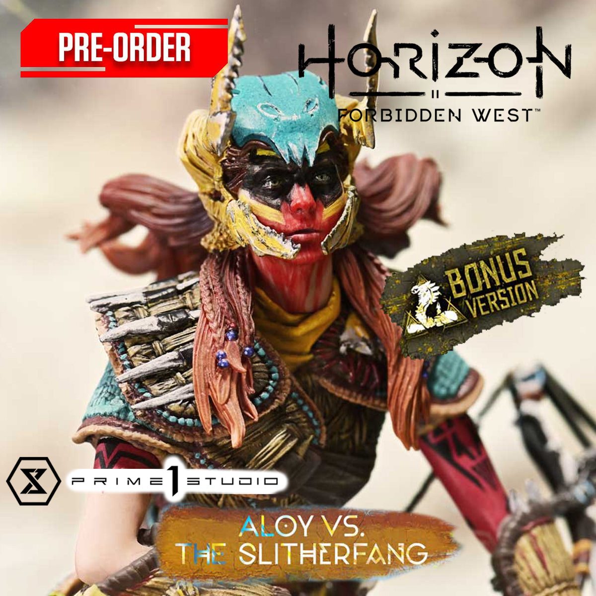 Ultimate Diorama Masterline Horizon Forbidden West Aloy vs. The Slitherfang (Bonus version) (UDMHFW-01S) Pre-Order Downpayment