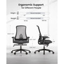 ProtoArc Flexer Mesh Ergonomic Office Chair (Black) (CP016457)