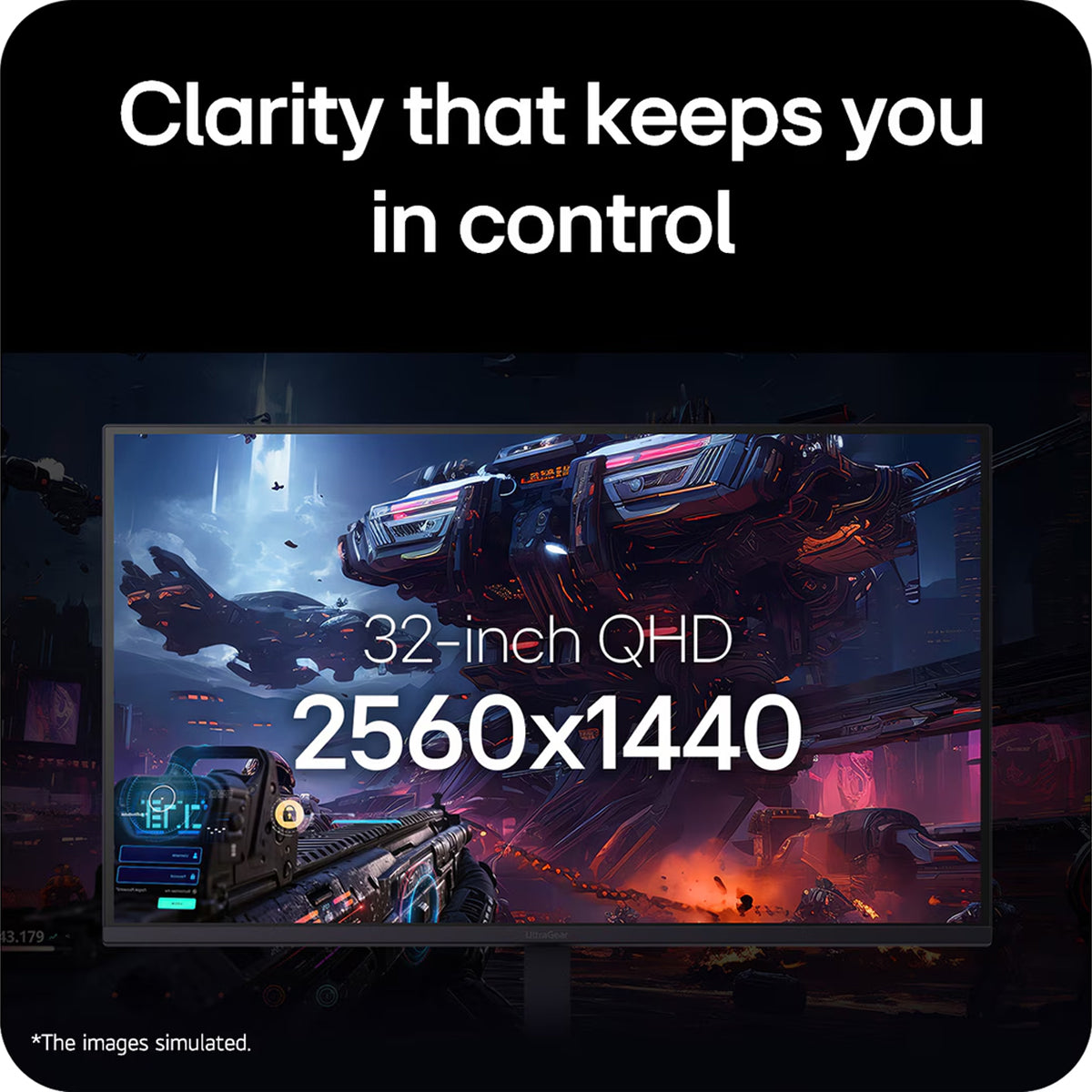LG UltraGear G6 32G620B-B 32" QHD (2560x1440) 200Hz IPS Gaming Monitor