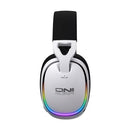 Onikuma GT805 4-Mode RGB Gaming Headset (Black, White)