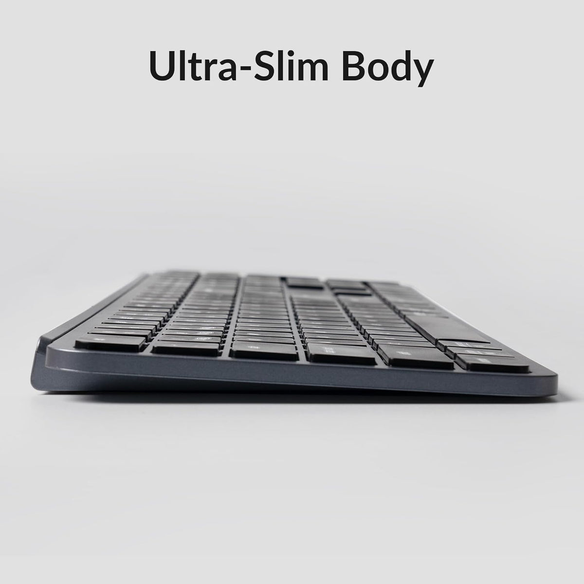 Keychron B6 Pro Ultra-Slim Wireless Keyboard (Space Gray) (B6P-K1)