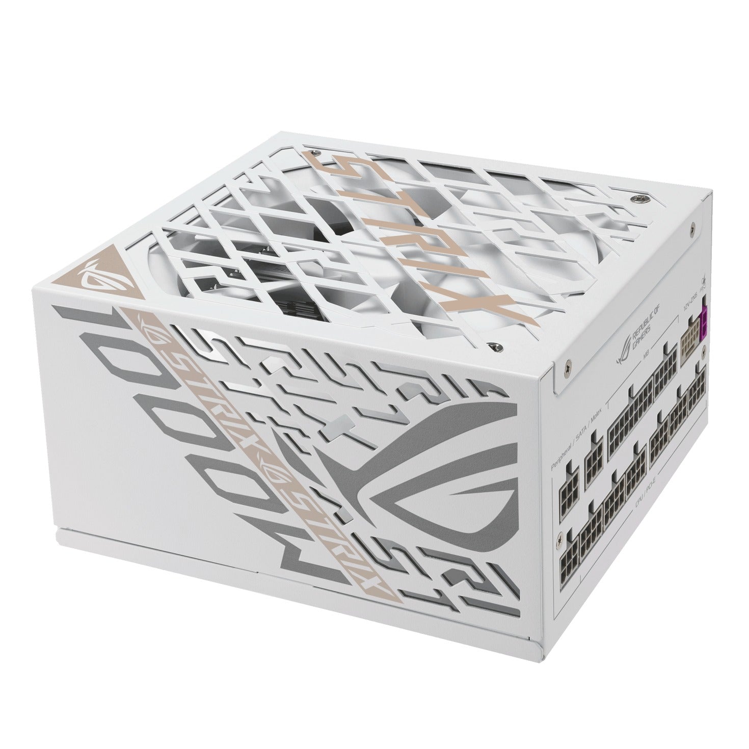 Asus ROG Strix 1000W Platinum PCIe 5.0 ATX 3.1 Gaming Power Supply (White)
