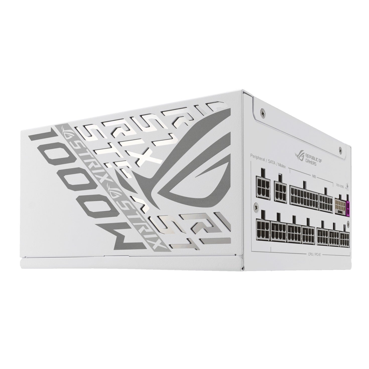 Asus ROG Strix 1000W Platinum PCIe 5.0 ATX 3.1 Gaming Power Supply (White)
