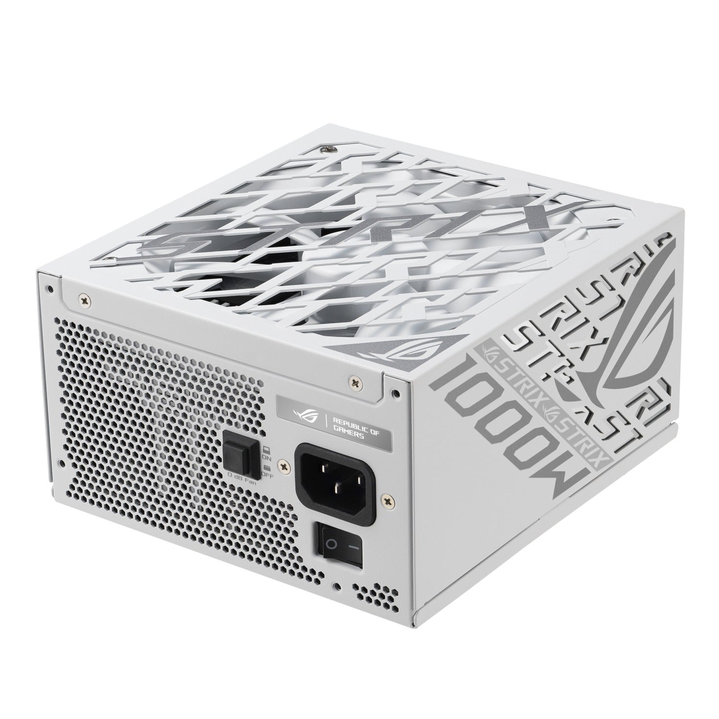 Asus ROG Strix 1000W Platinum PCIe 5.0 ATX 3.1 Gaming Power Supply (White)
