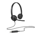 Logitech H340 USB Computer Headset (Black)