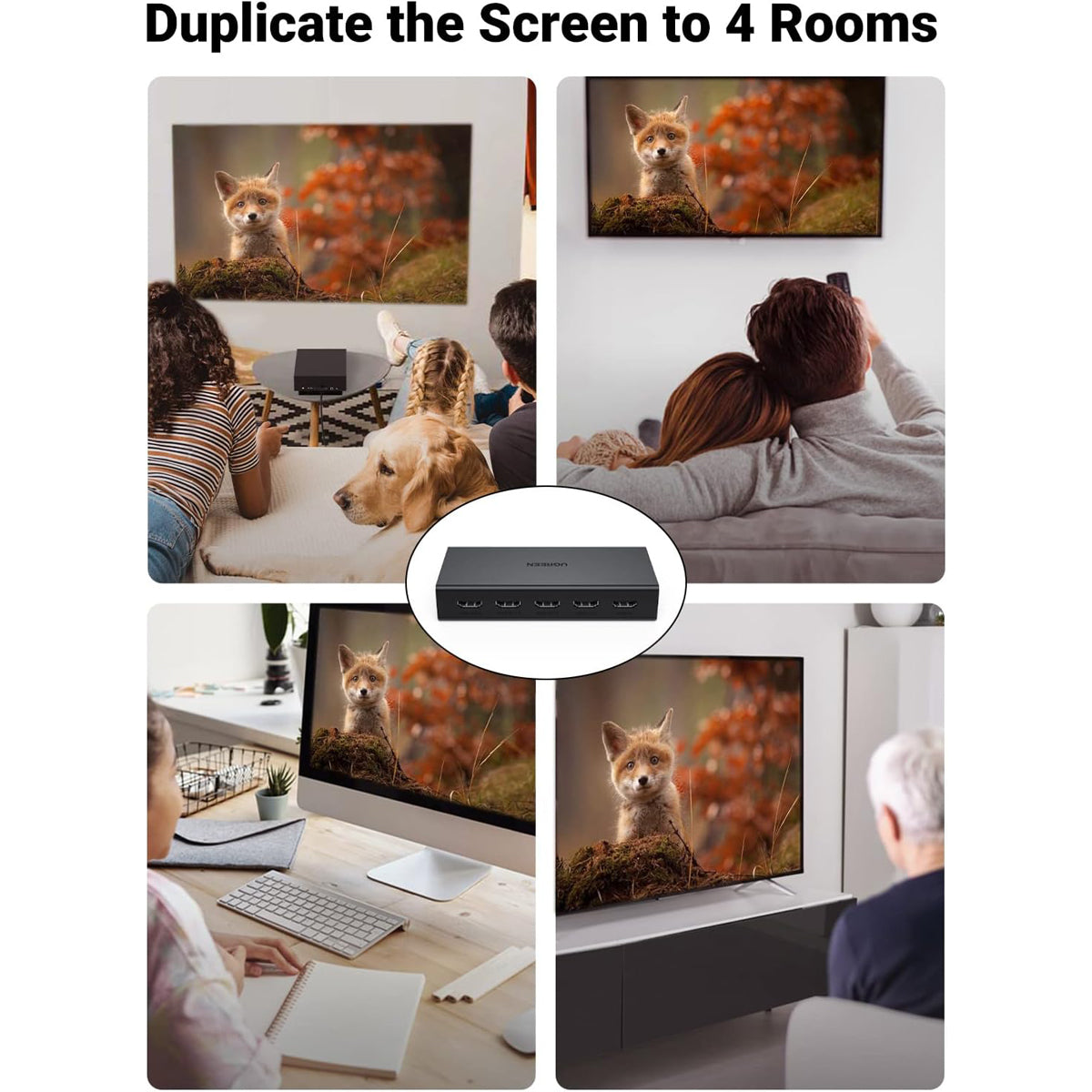 Ugreen 1 In 4 Out HDMI Splitter