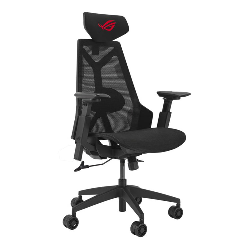 Asus ROG Destrier Core Ergo Gaming Chair with Futuristic Cyborg Aesthetic (Black)