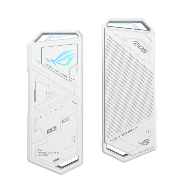 Asus ROG Strix Arion USB Gen Type-C NVMe SSD Enclosure (Moonlight  White, Black)