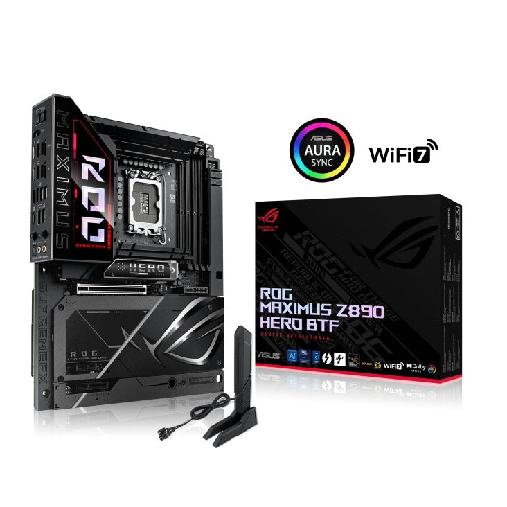 Asus ROG Maximus Z890 Hero BTF DDR5 Intel Gaming Motherboard