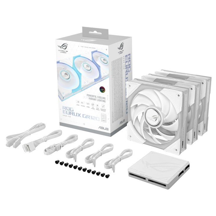 Asus ROG Eurux GR120 ARGB Fan CPU Cooling Fan (Triple Pack) 