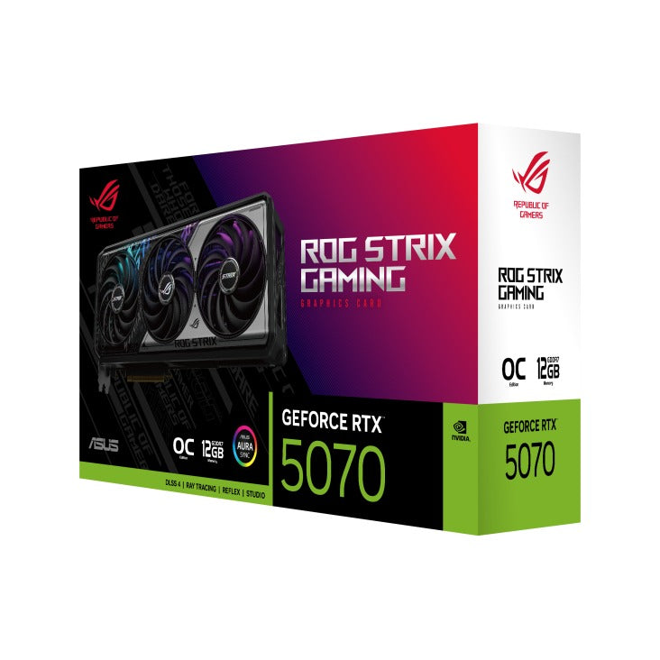 ASUS ROG Strix GeForce RTX 5070 12GB GDDR7 OC Edition Graphics Card