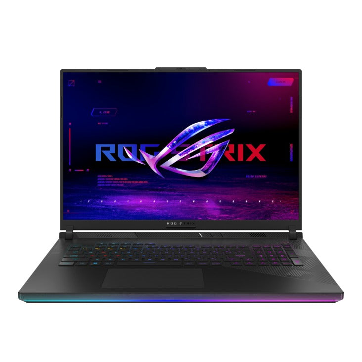 Asus ROG Strix Scar 18 G834JYR-R6065WS 18" 2.5K (2560X1600) WQXGA IPS 240HZ I9-14900HX 16GB X2 RAM 1TB X2 SSD RTX 4090 Windows 11 Home Gaming Laptop (Off-Black) + ROG Backpack + ROG Galdius III Mouse P514 + Type-C PD Adapter