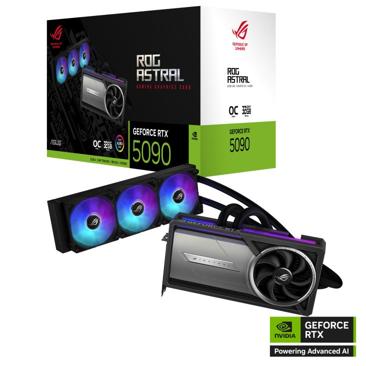 Asus ROG Astral LC GeForce RTX 5090 OC 32GB GDDR7 Gaming Graphics Card