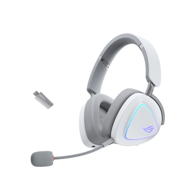 Asus ROG Delta II Tri-Mode Wireless Gaming Headset (Black, White)