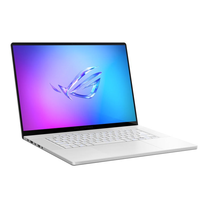 Asus ROG Zephyrus G16 GU605CR-QR221WSM Gaming Laptop (Platinum White) | 16" 2.5K (2560x1600) OLED 240Hz | Core Ultra 9-285H | 32GB RAM | 1TB SSD | RTX 5070 Ti | Win 11 Home | MS Office Home 2024 + MS 365 Basic + Sleeve + Impact Gaming Mouse + PD Adapter