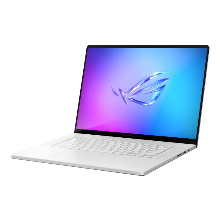 Asus ROG Zephyrus G16 GU605CR-QR221WSM Gaming Laptop (Platinum White) | 16" 2.5K (2560x1600) OLED 240Hz | Core Ultra 9-285H | 32GB RAM | 1TB SSD | RTX 5070 Ti | Win 11 Home | MS Office Home 2024 + MS 365 Basic + Sleeve + Impact Gaming Mouse + PD Adapter