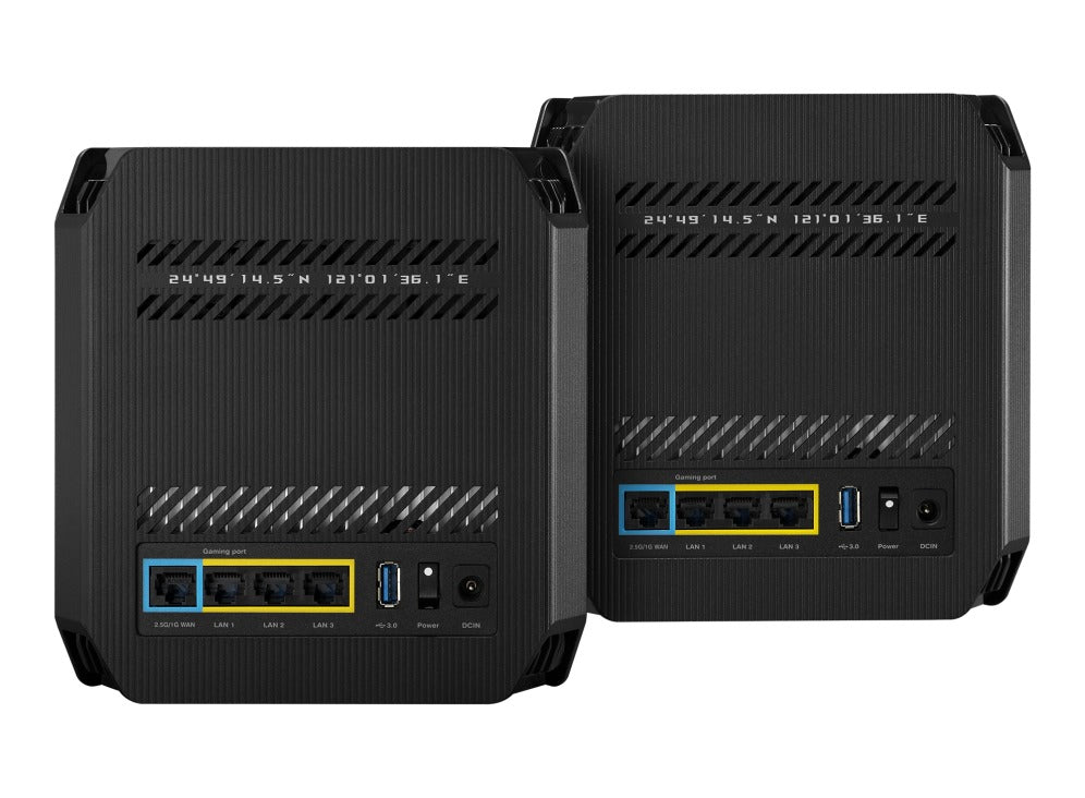 Asus ROG Rapture GT6 WiFi 6 Tri-Band Gaming Mesh System (2-Pack) Black