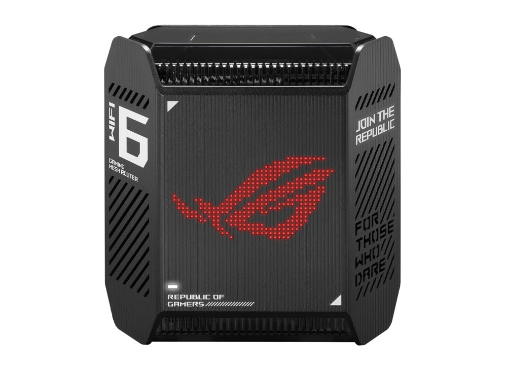 Asus ROG Rapture GT6 WiFi 6 Tri-Band Gaming Mesh System (2-Pack) Black