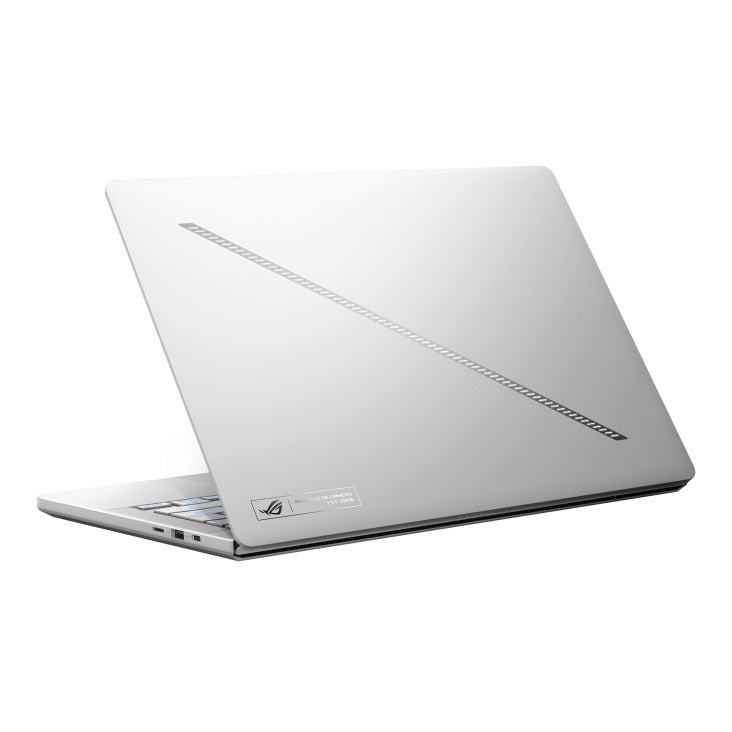 Asus ROG Zephyrus G14 GA403UI-QS065WS Gaming Laptop (Platinum White) | 14" 3K (2880x1800) OLED 120Hz | R9-8945HS | 32GB RAM | 1TB SSD | RTX 4070 Windows 11 Home | ROG Zephyrus G14 Sleeve (2024) | ROG Impact Gaming Mouse | Type-C PD Adapter