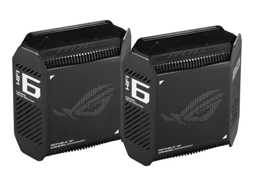 Asus ROG Rapture GT6 WiFi 6 Tri-Band Gaming Mesh System (2-Pack) Black