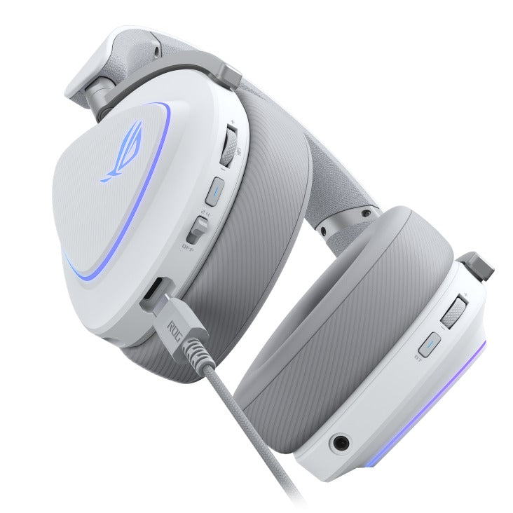Asus ROG Delta II Tri-Mode Wireless Gaming Headset (Black, White)
