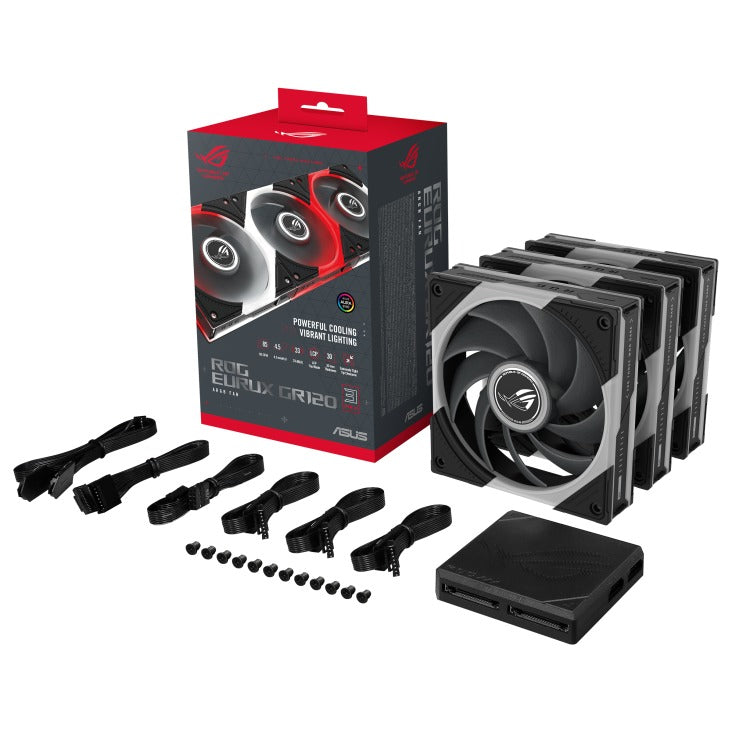 Asus ROG Eurux GR120 ARGB Fan CPU Cooling Fan (Triple Pack) 