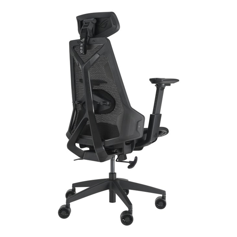 Asus ROG Destrier Core Ergo Gaming Chair with Futuristic Cyborg Aesthetic (Black)