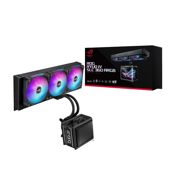 Asus ROG RYUO IV SLC 360 ARGB CPU Liquid Cooler (Black)