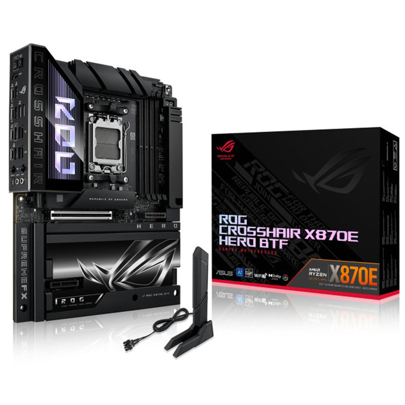 Asus ROG Crosshair X870E Hero BTF DDR5 Gaming Motherboard
