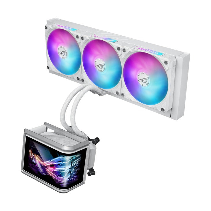 Asus ROG RYUO IV SLC 360 ARGB CPU Liquid Cooler (White)