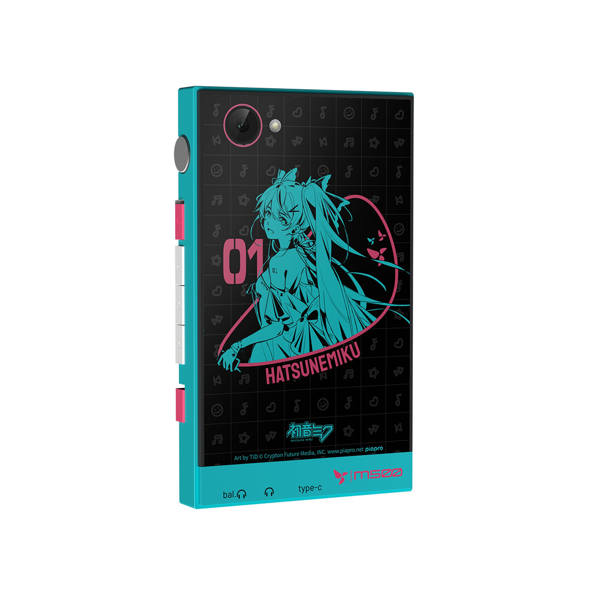 HiBy Digital X Hatsune Miku M500 Wi-Fi Digital Audio Player (Cyan)