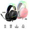 Onikuma X33 RGB Wired Gaming Headset with Noise Cancelling Microphone (Black, Pink)