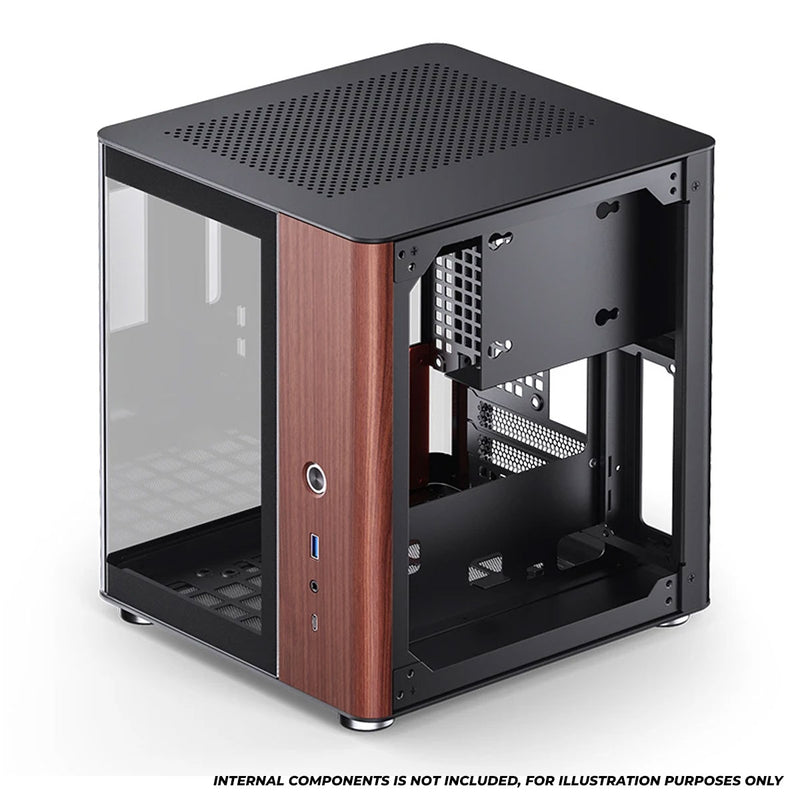 Jonsbo TK-0 ITX Separated Cabinet Computer Case (Black, White)