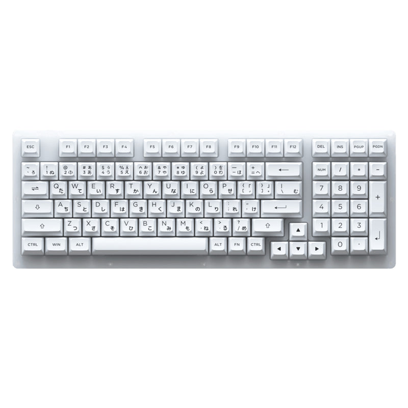 AKKO ACR98 COMBO RGB HOT-SWAPPABLE ACRYLIC MECHANICAL KEYBOARD BLACK ON WHITE (JELLY WHITE SWITCH) - DataBlitz